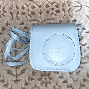 Blue Polaroid Case + 17 FREE Polaroid Border Stickers